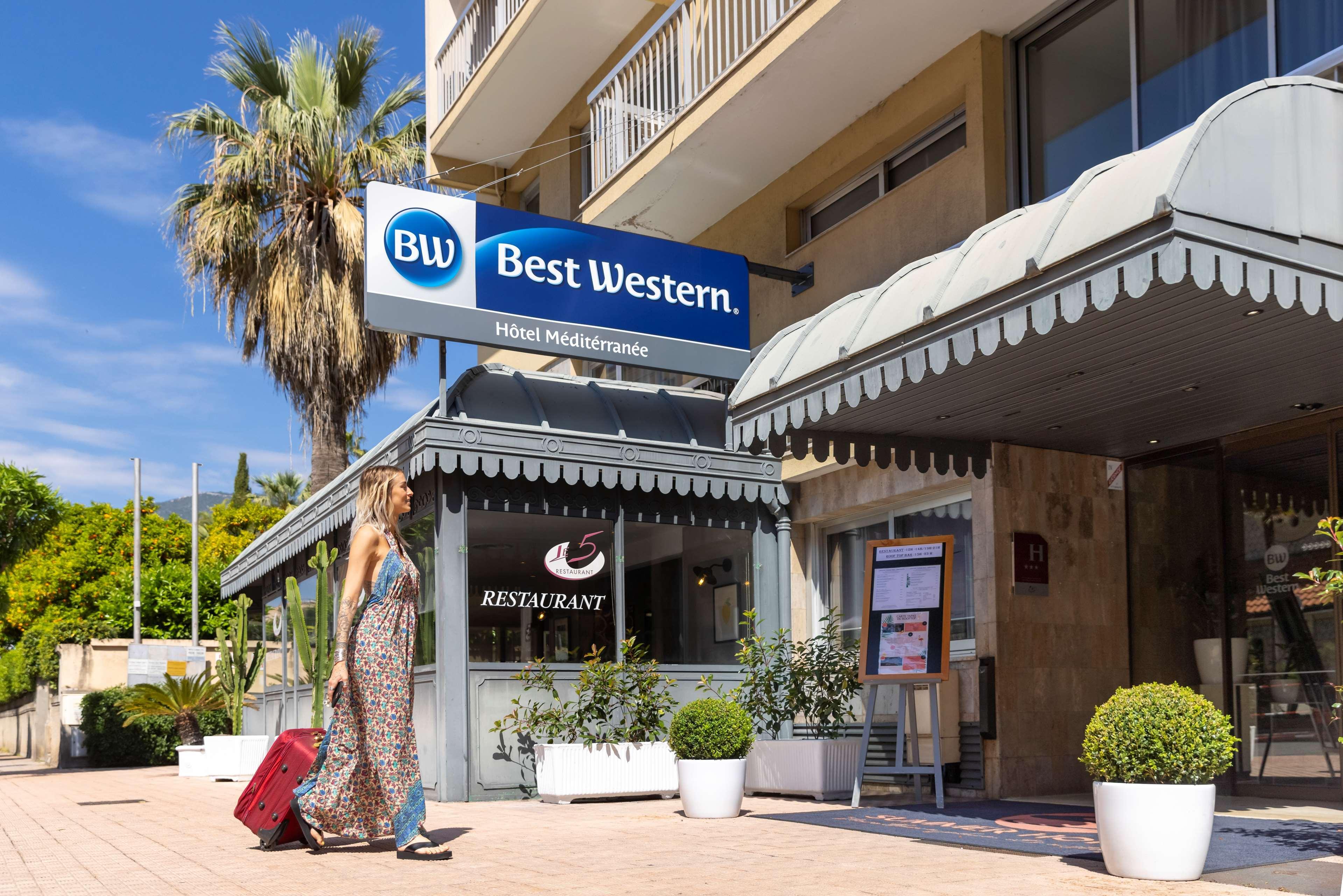 Best Western Hotel Mediterranee Menton Dış mekan fotoğraf